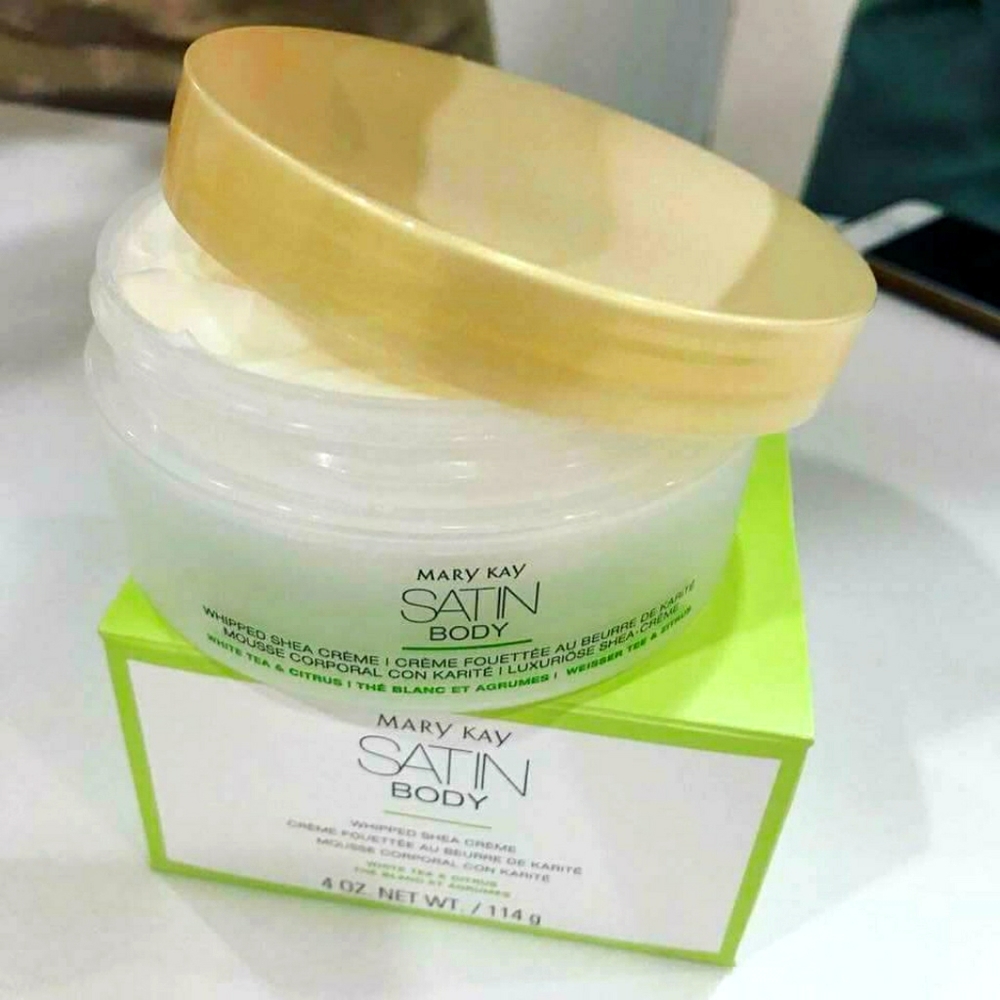 Satin Body moisturizer whipped shea creme